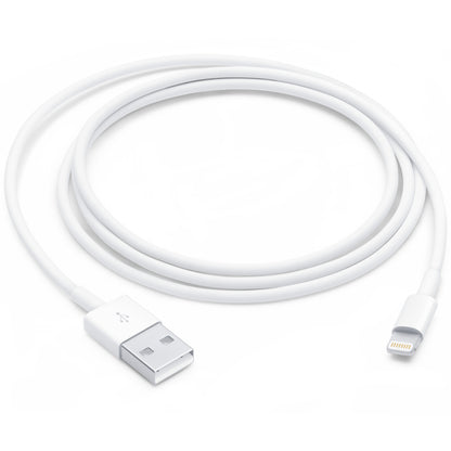 Cable de Datos y Carga USB-A - Lightning Apple A1480, 18W, 1m, Blanco MUQW3ZM/A