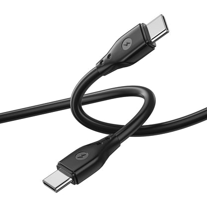 Cable de carga y datos USB-C - USB-C WiWu Wi-C002, 67W, 1m, Negro 