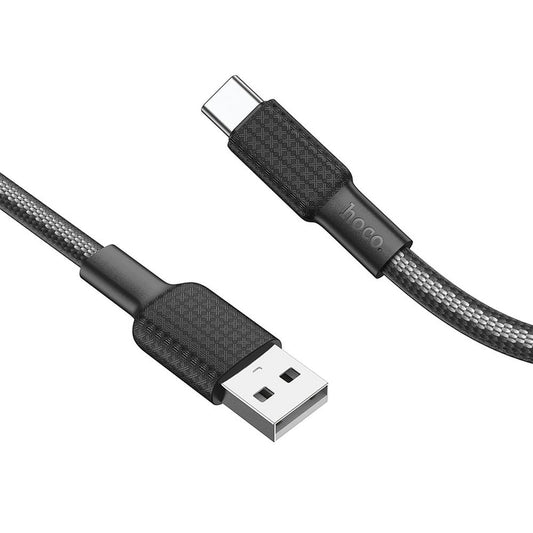 Cable de Datos y Carga USB-A - USB-C HOCO X69, 18W, 1m, Negro