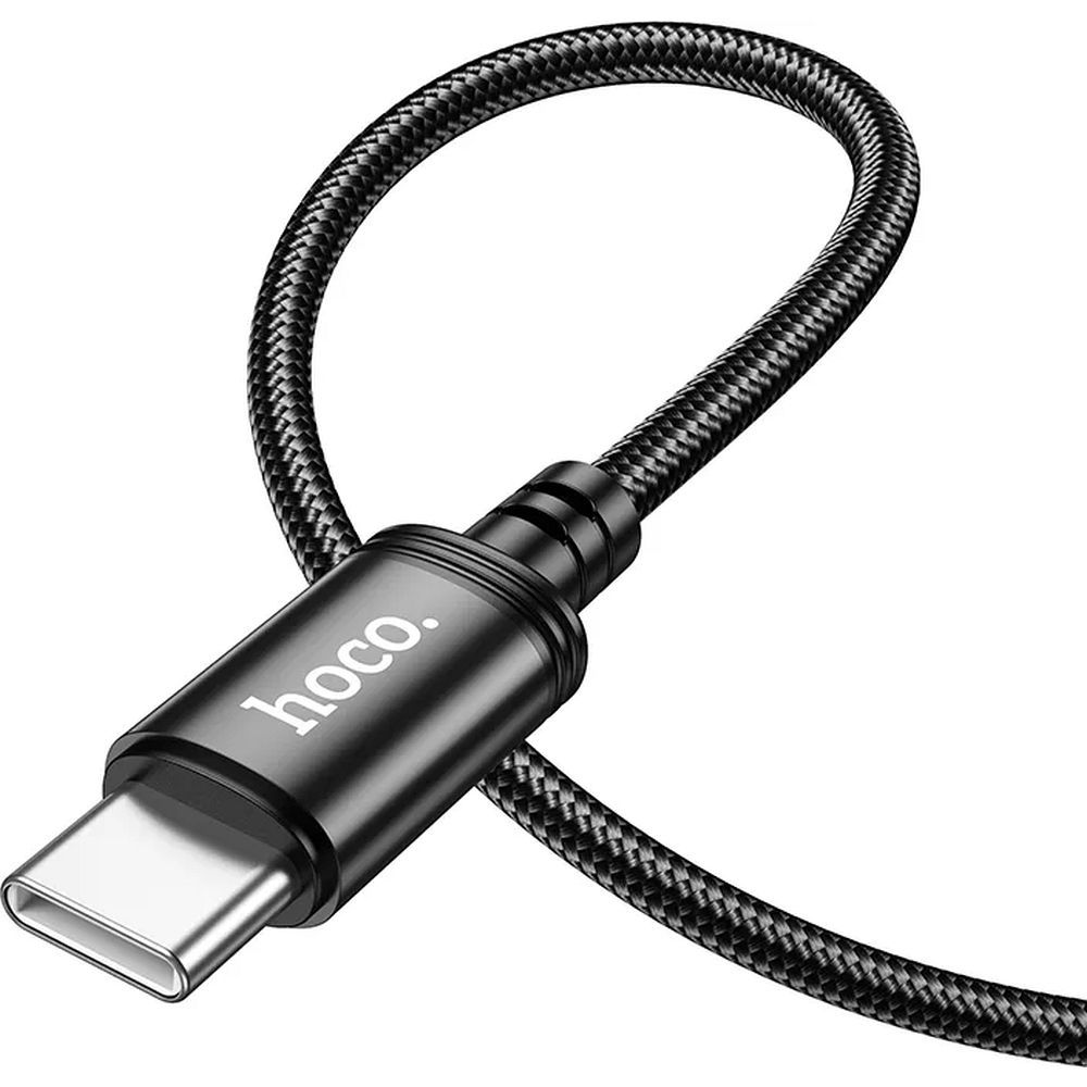 Cable de Datos y Carga USB-C - USB-C HOCO X89, 60W, 1m, Negro