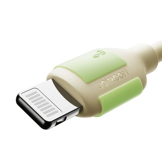Cable de Datos y Carga USB-A - Lightning Joyroom S-A53, 18W, 1.2m, Beige