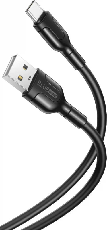 USB-A to USB-C Data and Charging Cable Blue Power BNB212, 18W, 1m, White
