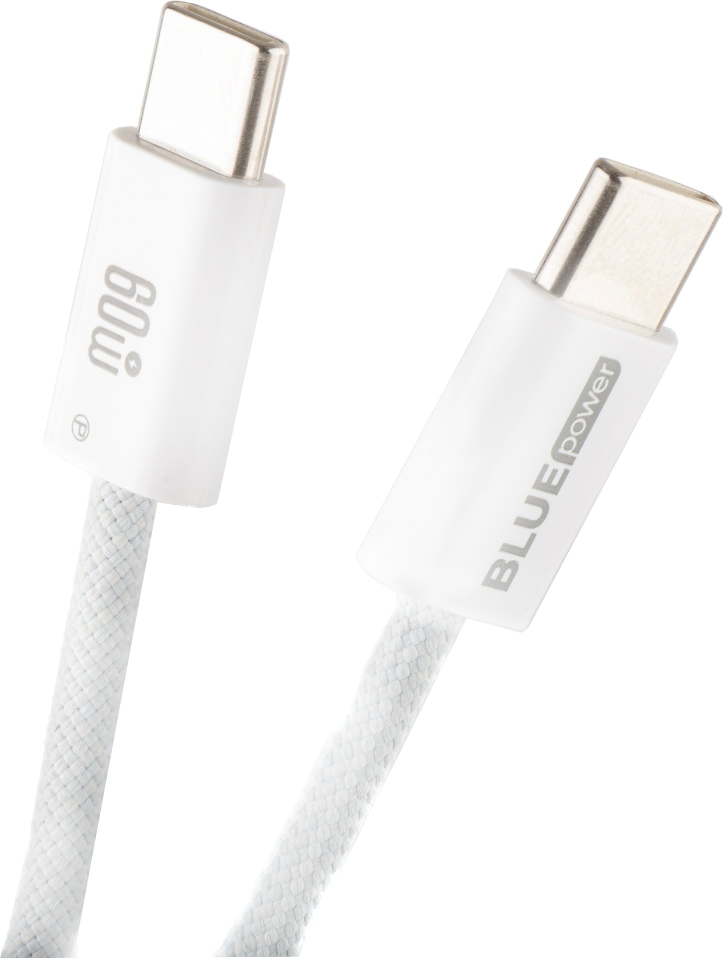 Cable de Datos y Carga USB-C - USB-C Blue Power NB-Q273, 60W, 1m, Blanco