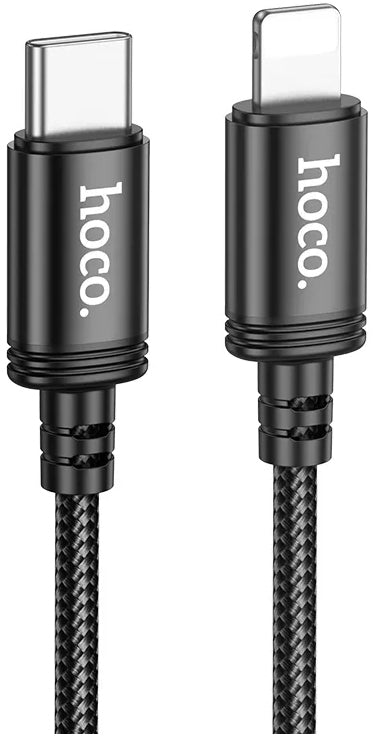 Cable de Datos y Carga USB-C - Lightning HOCO X89, 27W, 2m, Negro