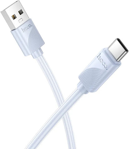 Cable de Datos y Carga USB-A - USB-C HOCO X114, 18W, 1m, Azul