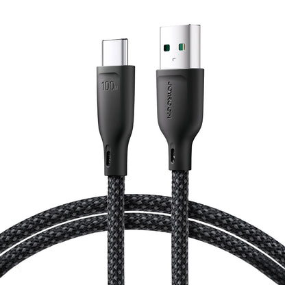 Cable de Datos y Carga USB-A - USB-C Joyroom Multi-Color S-A34, 100W, 1m, Negro