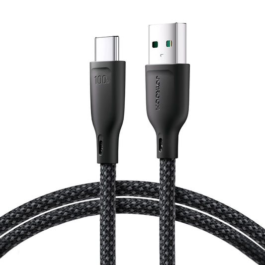 Cable de Datos y Carga USB-A - USB-C Joyroom Multi-Color S-A34, 100W, 1m, Negro
