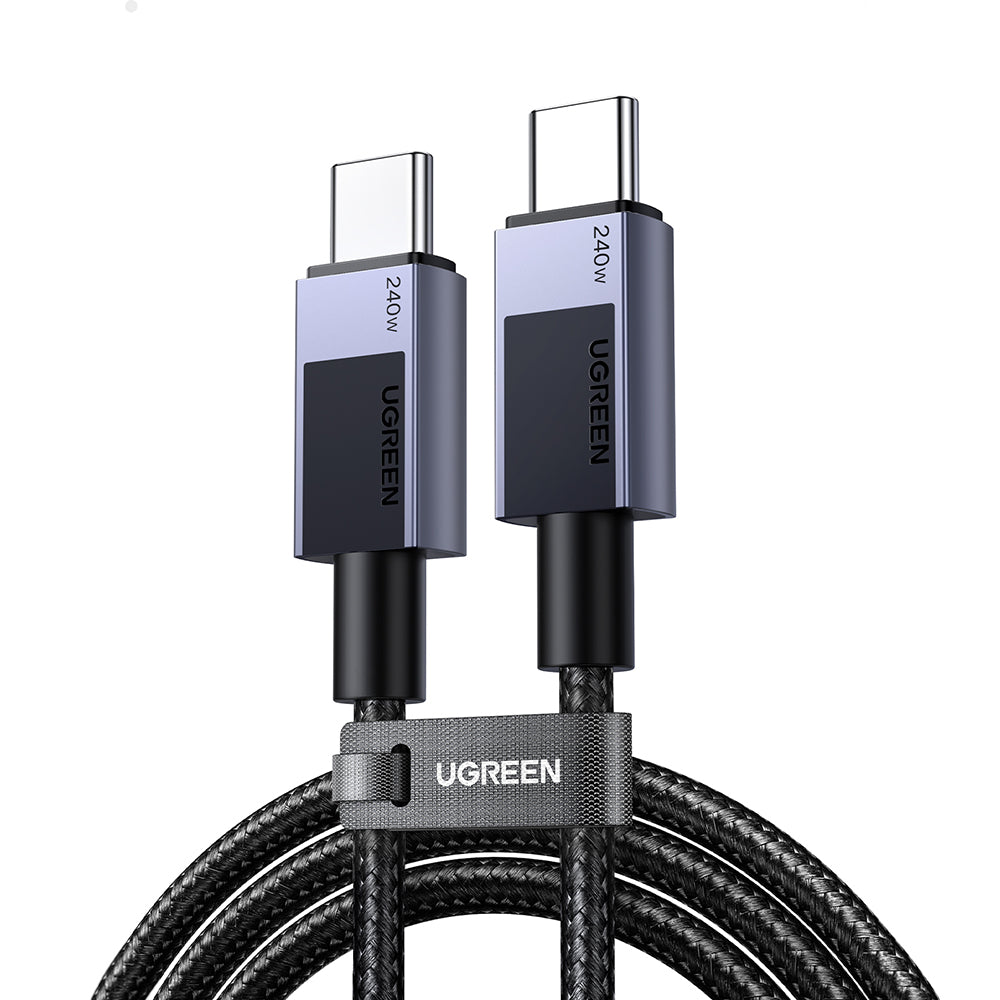 Cable de Datos y Carga USB-C - USB-C UGREEN L513, 240W, 1m, Negro