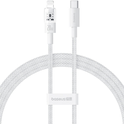 Cable de Datos y Carga USB-C - Lightning Baseus Gem, 20W, 1m, Blanco P10373001211-00