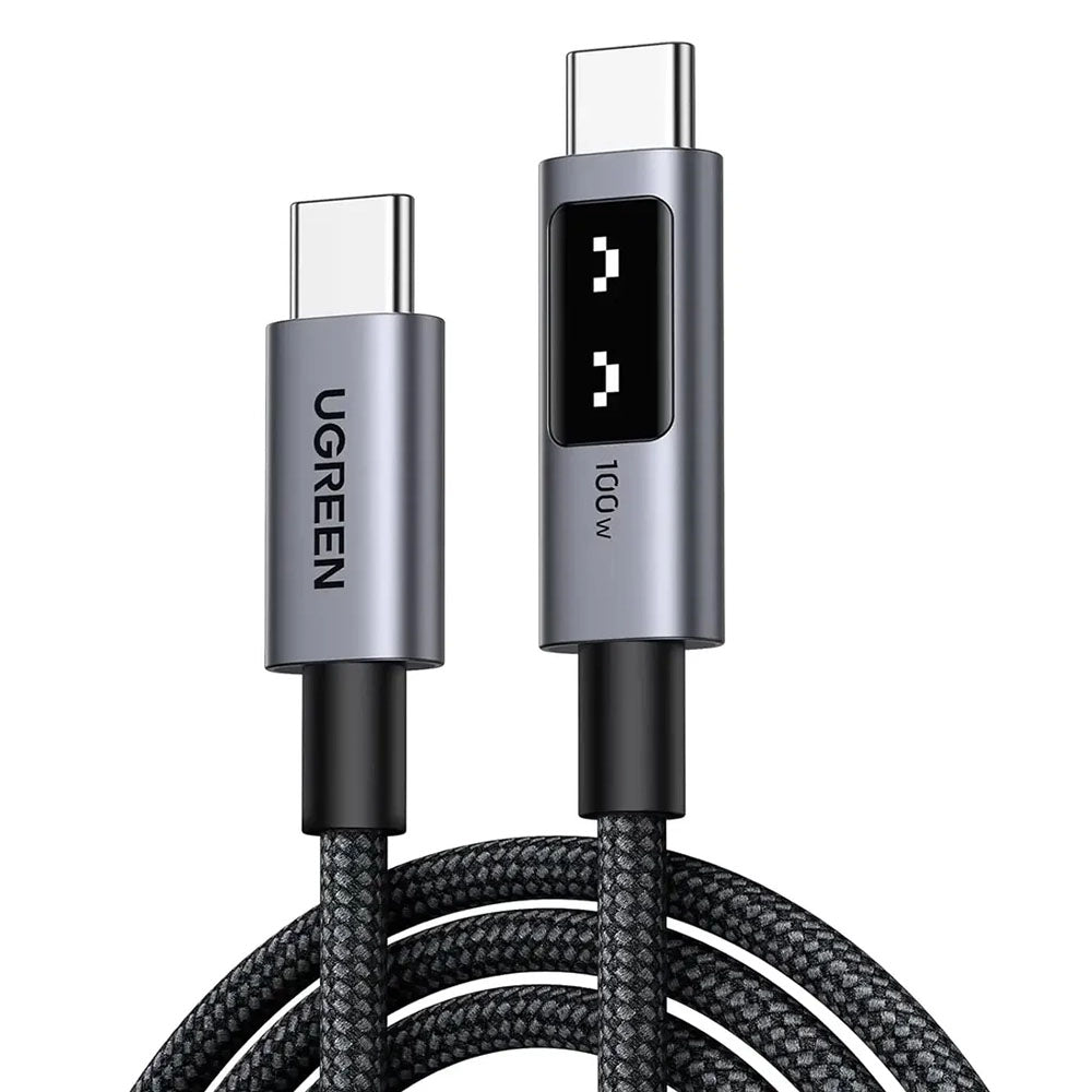 Cable de Datos y Carga USB-C - USB-C UGREEN L509, 100W, 1m, Gris