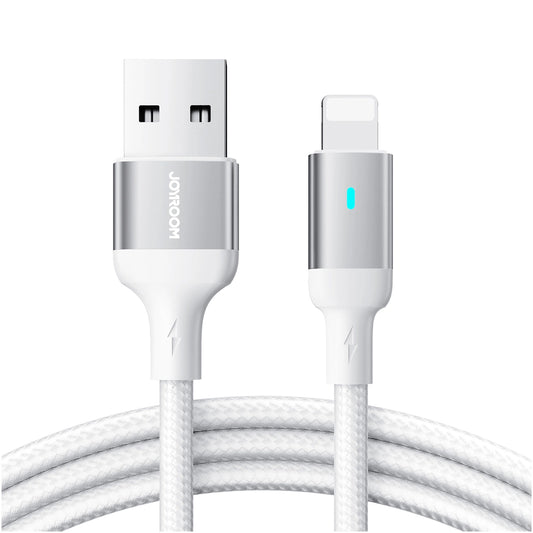 USB-A to Lightning Data and Charging Cable Joyroom A10, 18W, 1.2m, White