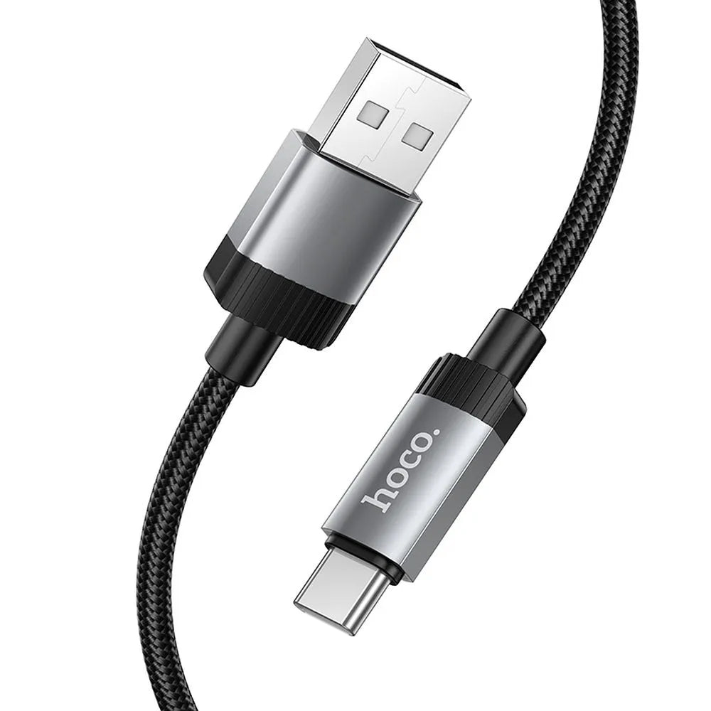 Cable de Datos y Carga USB-A - USB-C HOCO X117, 60W, 1m, Negro