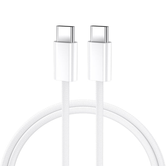 Cable de Datos y Carga USB-C - USB-C BWOO BO-X284, 60W, 2m, Blanco
