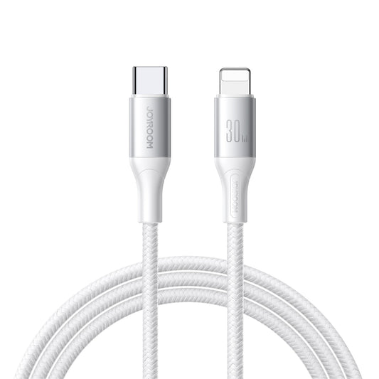 Cable de Datos y Carga USB-C - Lightning Joyroom S-A28 Flash, 30W, 1m, Blanco