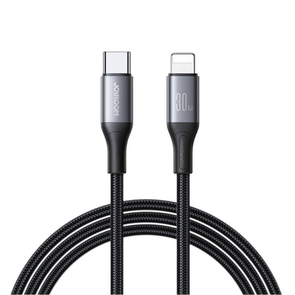Cable de Datos y Carga USB-C - Lightning Joyroom S-A28 Flash, 30W, 1m, Negro