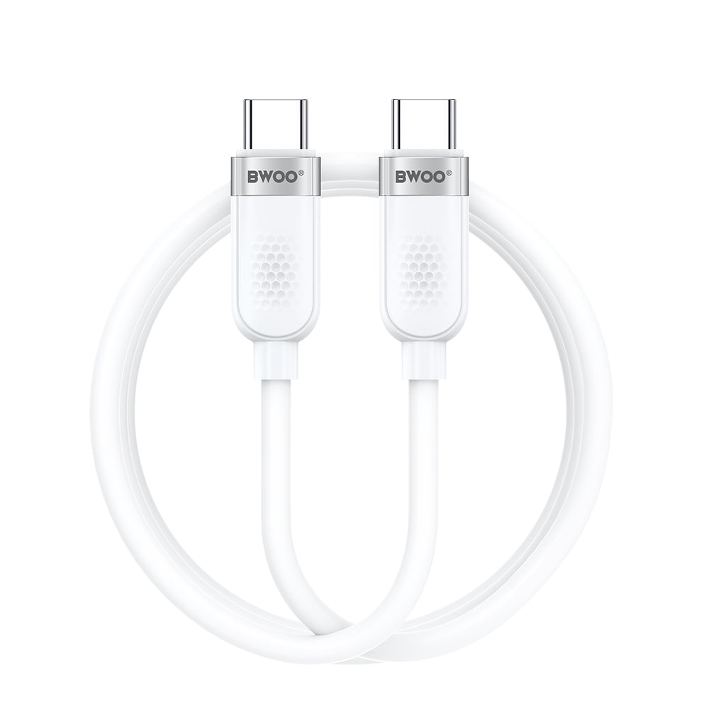 USB-C Data and Charging Cable - USB-C BWOO BO-X315C, 100W, 1m, White