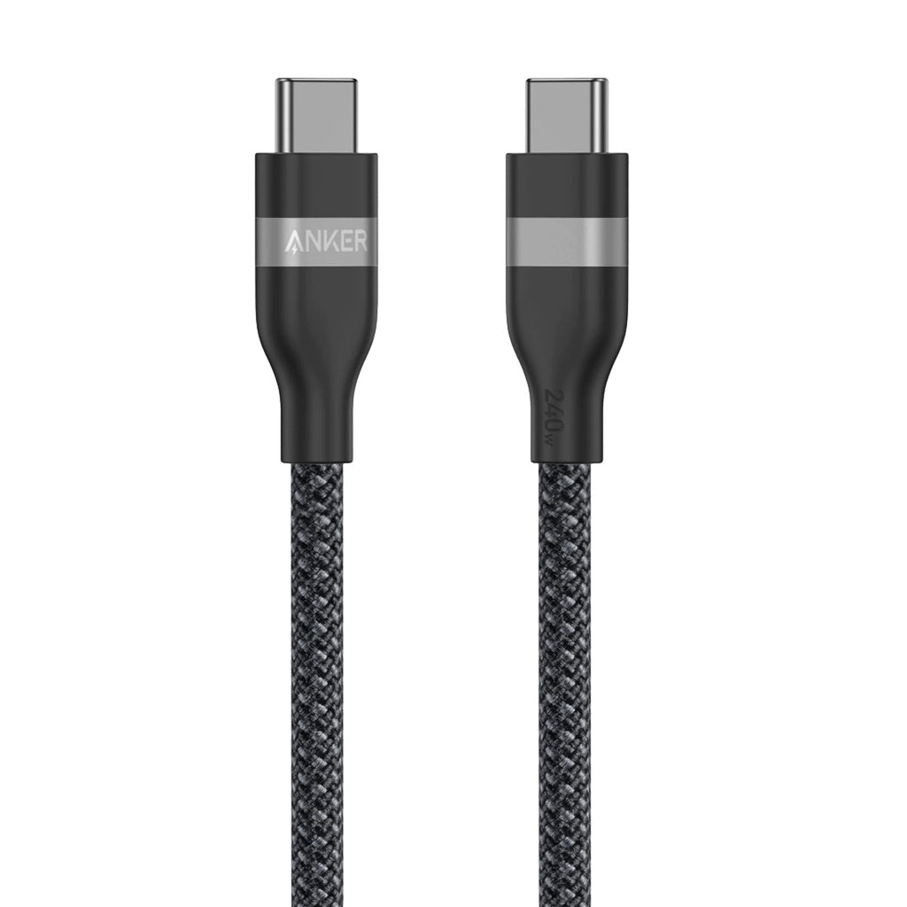 Cable de Datos y Carga USB-C - USB-C Anker, 240W, 0.9m, Negro A82E2H11