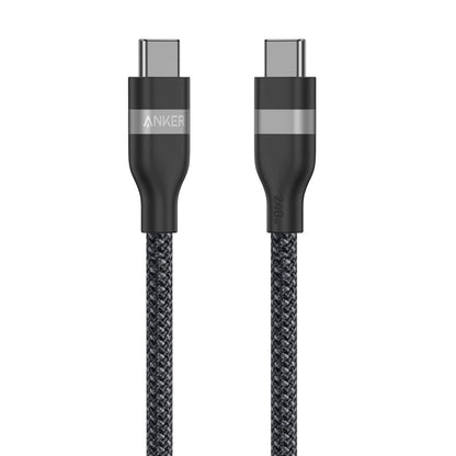 Cable de Datos y Carga USB-C - USB-C Anker, 240W, 0.9m, Negro A82E2H11