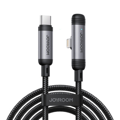 Cable de Datos y Carga USB-C - Lightning Joyroom S-A56 EnjoyX Angled, 30W, 1.2m, Negro