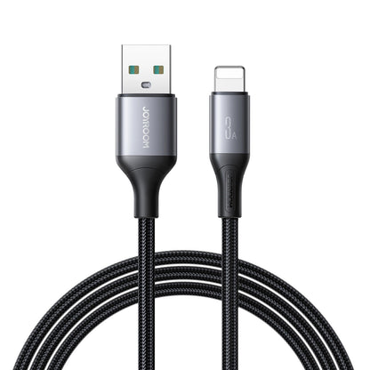 Cable de Datos y Carga USB-A - Lightning Joyroom S-A28 Flash, 18W, 2m, Negro