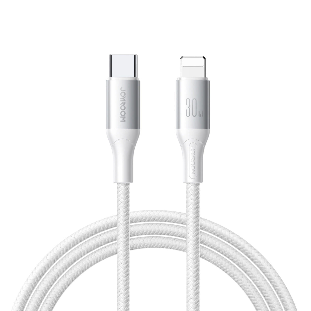 Cable de Datos y Carga USB-C - Lightning Joyroom S-A28 Flash, 30W, 2m, Blanco