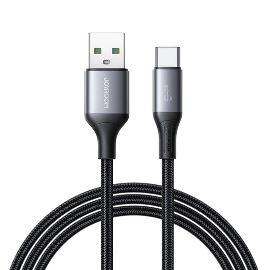 Cable de Datos y Carga USB-A - USB-C Joyroom S-A28 Flash, 30W, 2m, Negro