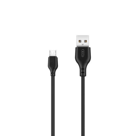 Cable de Datos y Carga USB-A - microUSB XO Design NB103, 18W, 1m, Negro