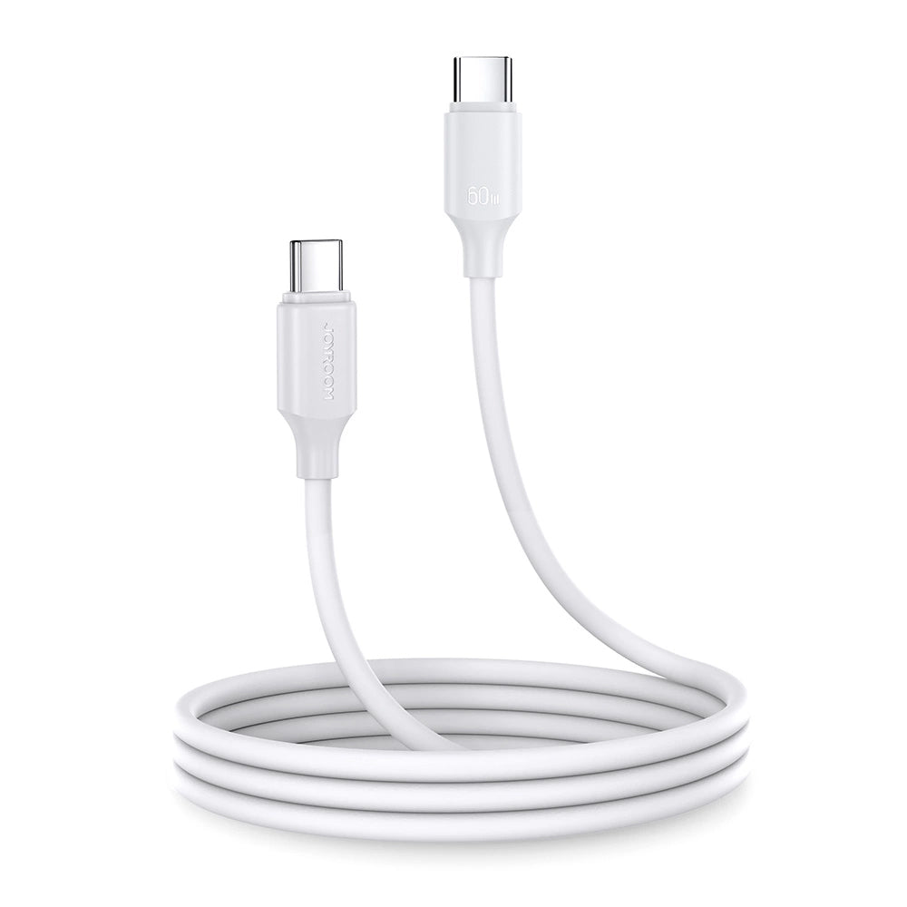 Cable de Datos y Carga USB-C - USB-C Joyroom S-A9, 60W, 1m, Blanco
