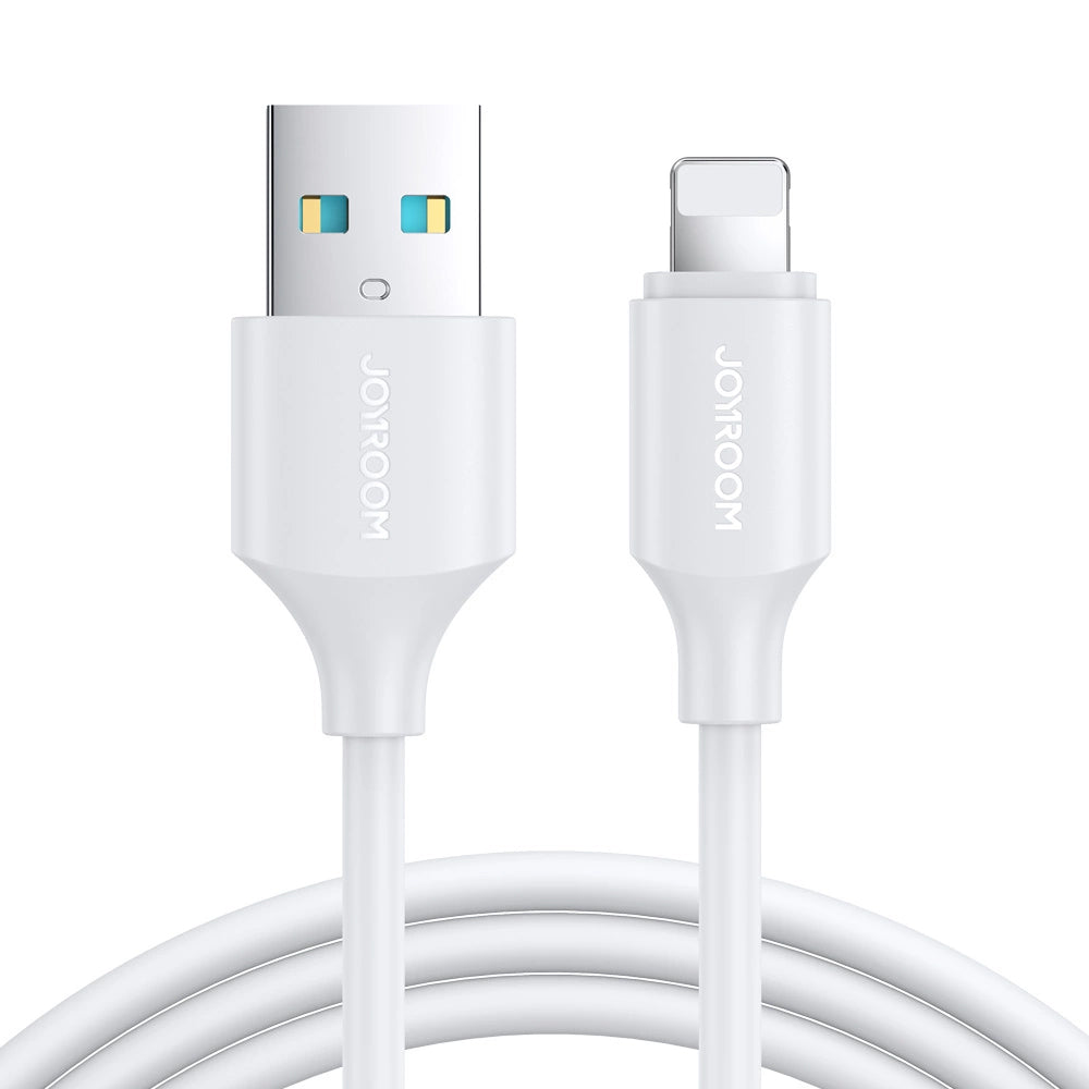Cable de Datos y Carga USB-A - Lightning Joyroom S-A9, 18W, 1m, Blanco