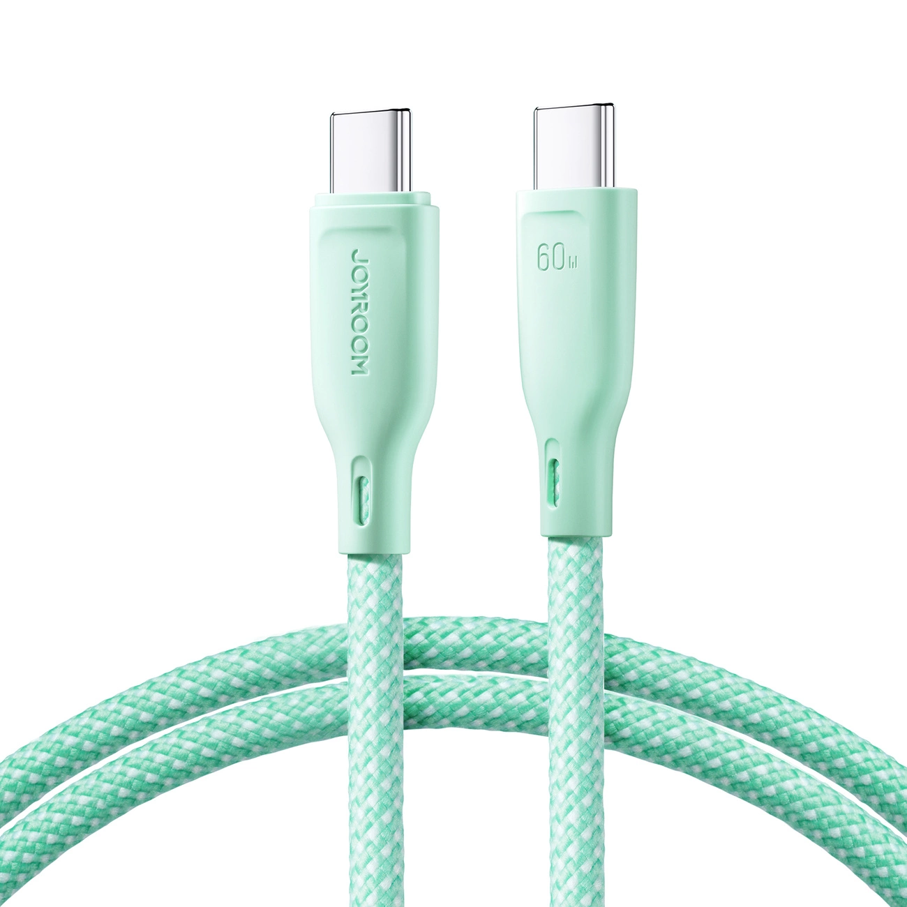 Cable de Datos y Carga USB-C - USB-C Joyroom S-A34, 60W, 1m, Verde