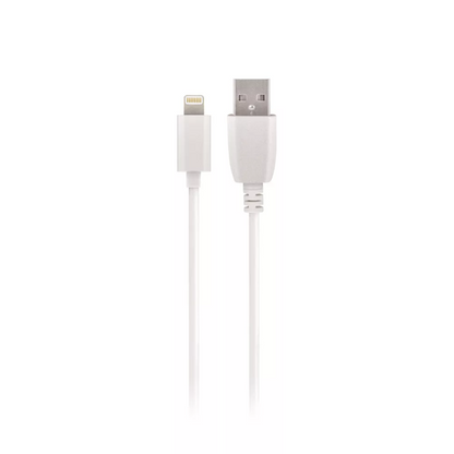 Cable de Datos y Carga USB-A - Lightning MaXlife, 5W, 1m, Blanco