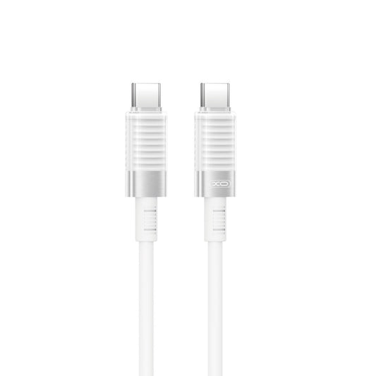 Cable de Datos y Carga USB-C - USB-C XO Design NB-Q282B, 60W, 1m, Blanco