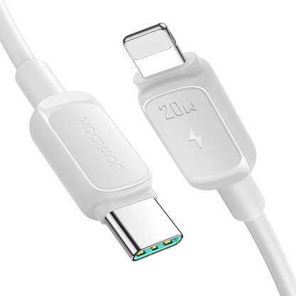 Cable de Datos y Carga USB-C - Lightning Joyroom S-A14, 30W, 1.2m, Blanco