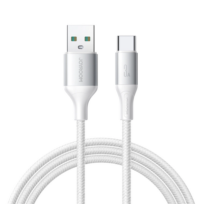 Cable de Datos y Carga USB-A - USB-C Joyroom S-A28 Flash, 18W, 1m, Blanco