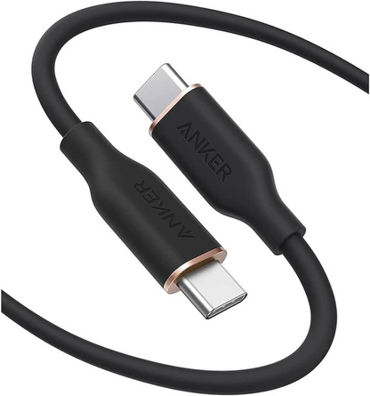 Cable de Datos y Carga USB-C - USB-C Anker PowerLine III, 100W, 0.9m, Negro A8552H11