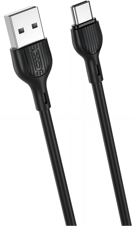 USB-A to USB-C Data and Charging Cable XO Design NB200, 10W, 1m, Black