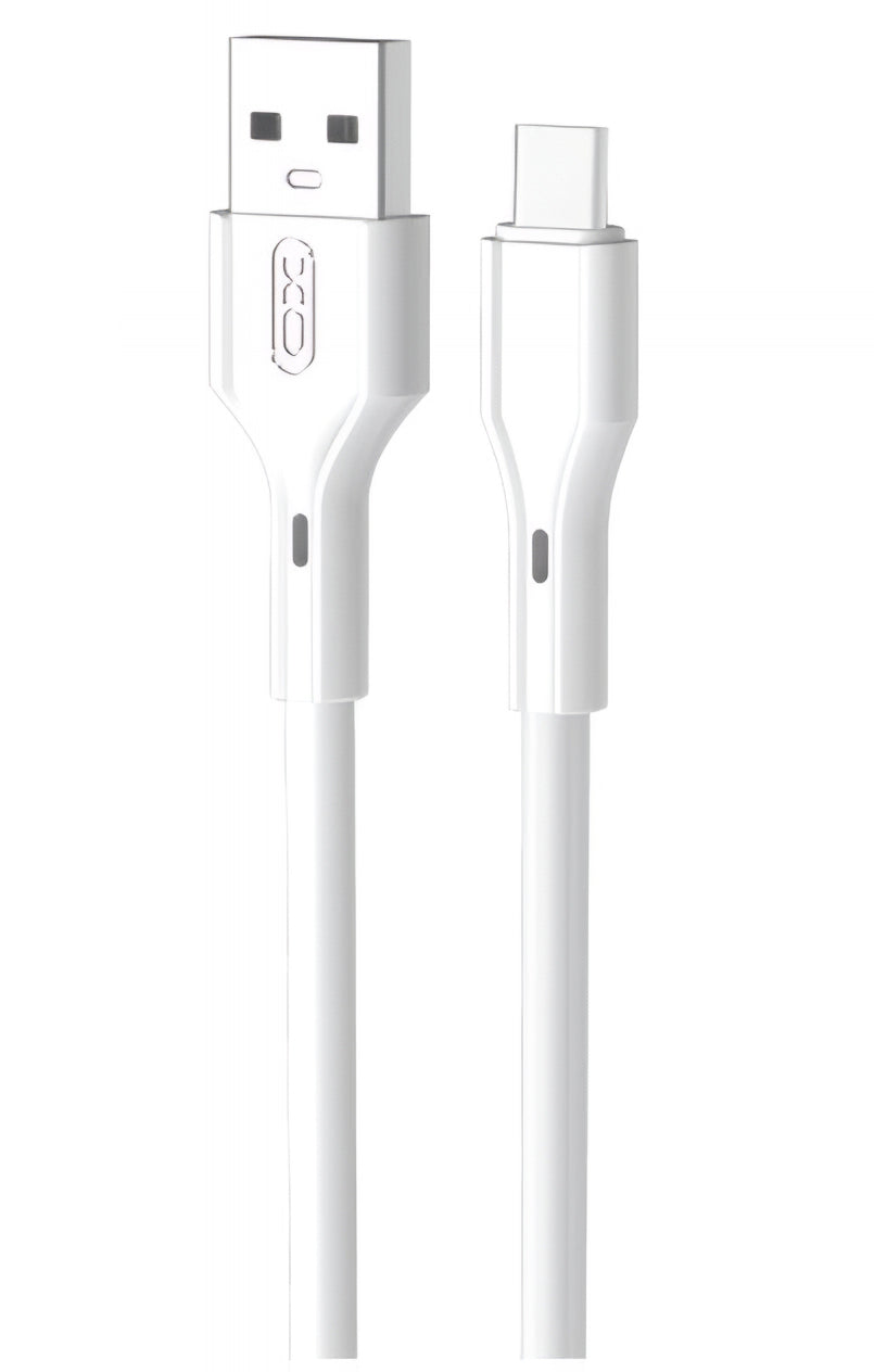 Cable de Datos y Carga USB-A - USB-C XO Design NB230, 18W, 1m, Blanco