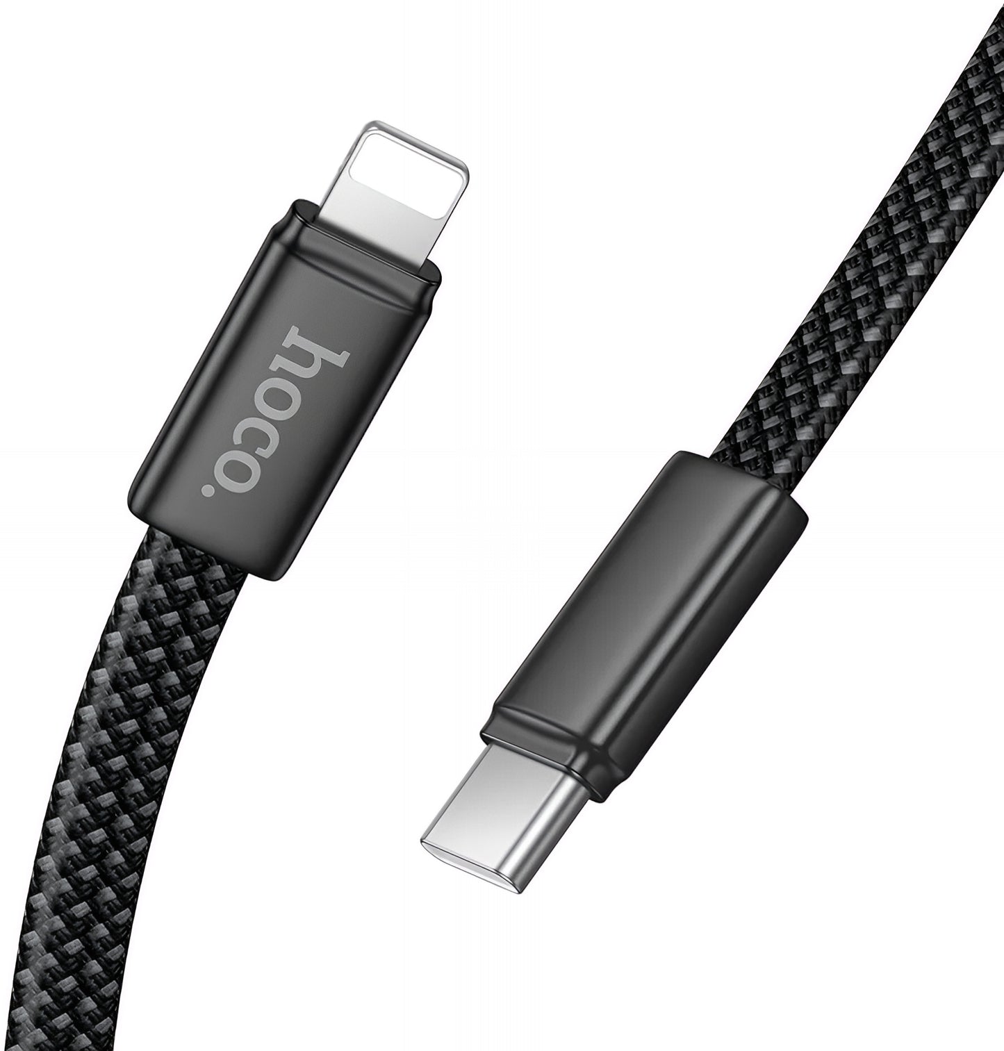 Cable de Datos y Carga USB-C - Lightning HOCO X125, 30W, 1m, Negro
