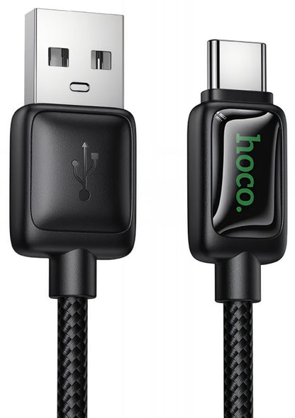Cable de Datos y Carga USB-A - USB-C HOCO U146, 36W, 1.2m, Negro