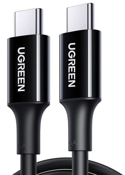 Cable de Datos y Carga USB-C - USB-C UGREEN US300, 100W, 2m, Negro