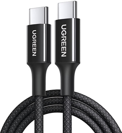 Cable de Datos y Carga USB-C - USB-C UGREEN L501, 60W, 2m, Negro