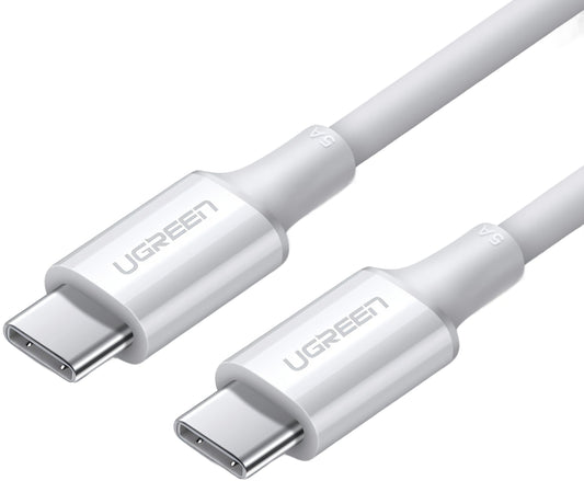 Cable de Datos y Carga USB-C - USB-C UGREEN US300, 100W, 2m, Blanco