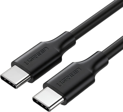 Cable de Datos y Carga USB-C - USB-C UGREEN US286, 60W, 3m, Negro