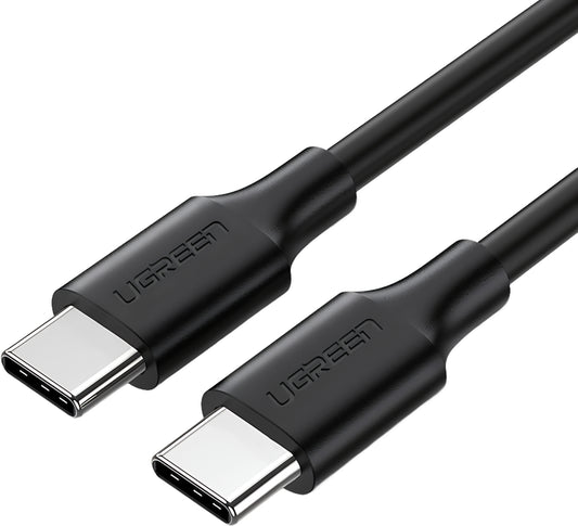 Cable de Datos y Carga USB-C - USB-C UGREEN US286, 60W, 3m, Negro