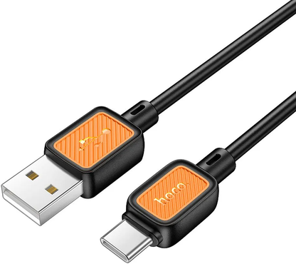 Cable de Datos y Carga USB-A - USB-C HOCO X108, 18W, 1m, Negro