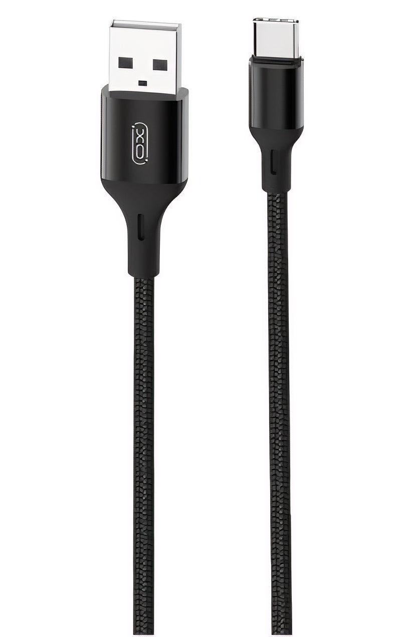 Cable de Datos y Carga USB-A - USB-C XO Design NB143, 18W, 2m, Negro