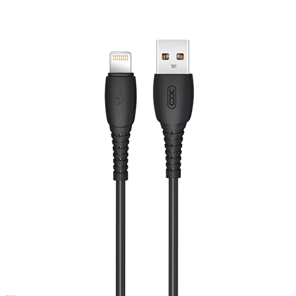 Cable de Datos y Carga USB-A - Lightning XO Design NB-P163, 18W, 1m, Negro
