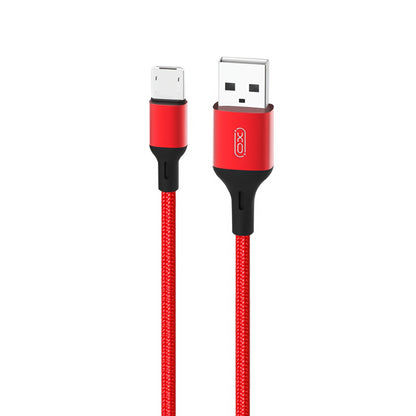 Cable de Datos y Carga USB-A - microUSB XO Design NB143, 18W, 2m, Rojo