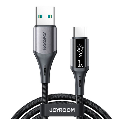 Cable de Datos y Carga USB-A - USB-C Joyroom S-A60 StarTalk, 18W, 1.2m, Negro
