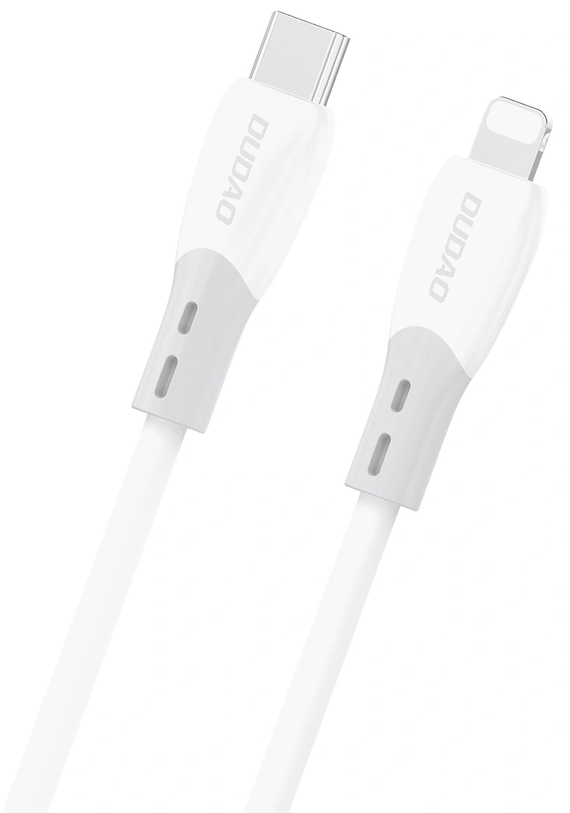 Cable de Datos y Carga USB-C - Lightning Dudao L25SX, 30W, 1m, Blanco